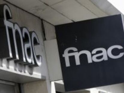 Un logo de Fnac en una tienda de Niza (Francia). 