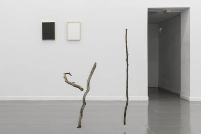 Una obra de la muestra 'Escritos para la piel vidente', de Anna Dot.