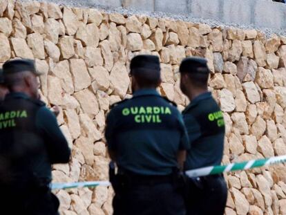 Agentes de la Guardia Civil de Alicante, el pasado octubre.