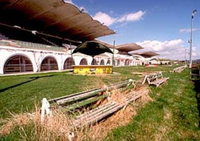 Estado de las instalaciones del hipódromo de La Zarzuela en marzo del año pasado.