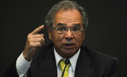 El ministro de Economía brasileño, Paulo Guedes.