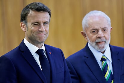 Lula da Silva y Emmanuel Macron