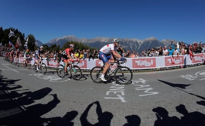 El ciclistas británico Ian Stannard, en la carrera.