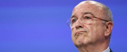 El comisario europeo de la Competencia, Joaquín Almunia.