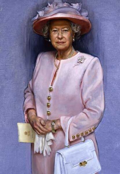 La pintura creada por Jemma Phipps para conmemorar el 80 cumpleaños de la Reina Isabel II.