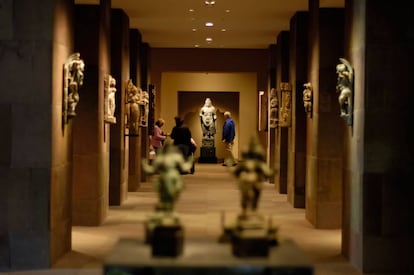 Arte asiático en una de las salas del Museo Norton Simon.