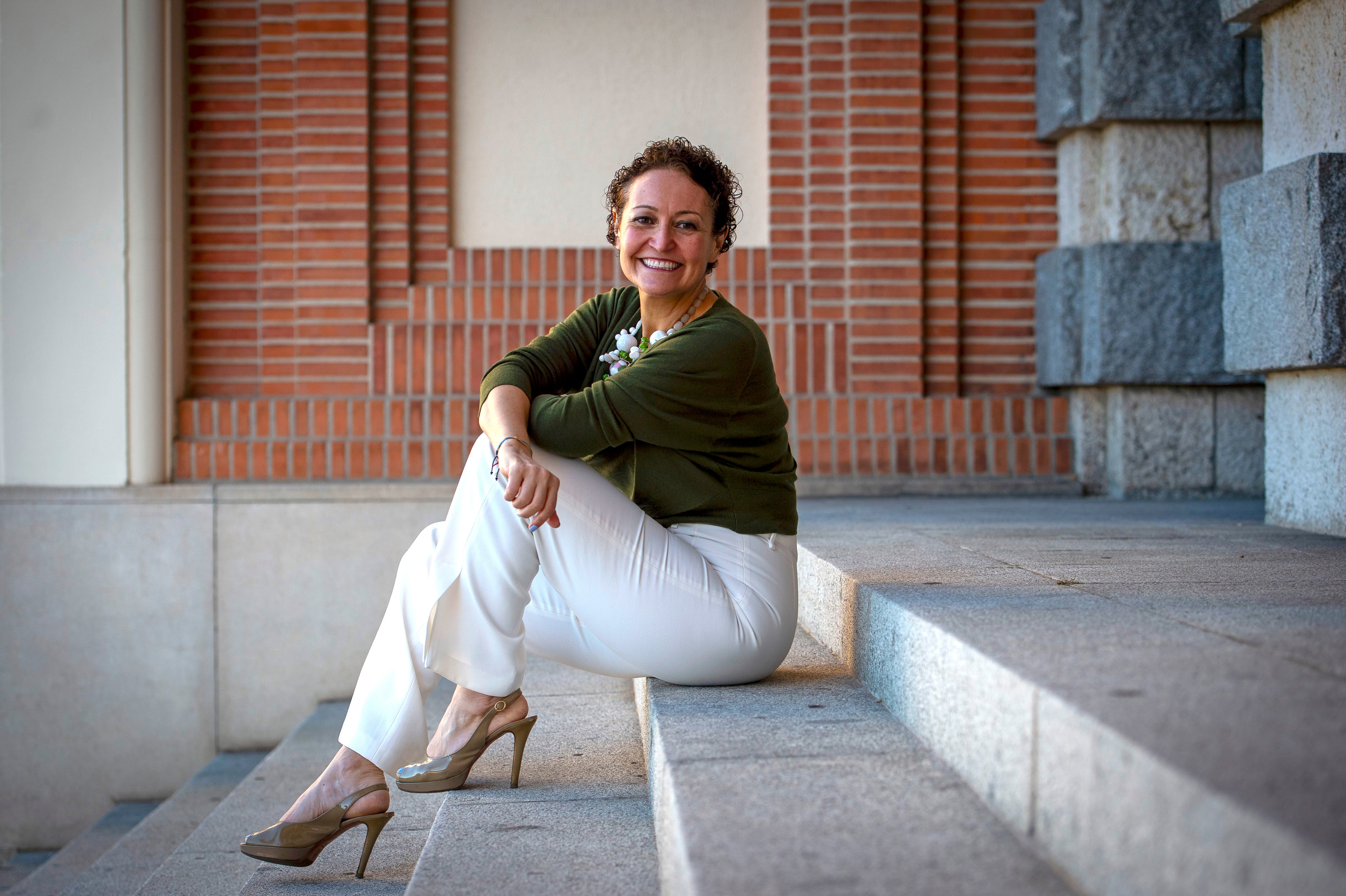 Ana Céspedes, directora general de operaciones de IAVI, el 11 de abril en Madrid.