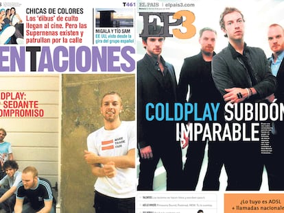 Coldplay en su última portada de <i>Tentaciones </i>y la primera de <i>EP3.</i>