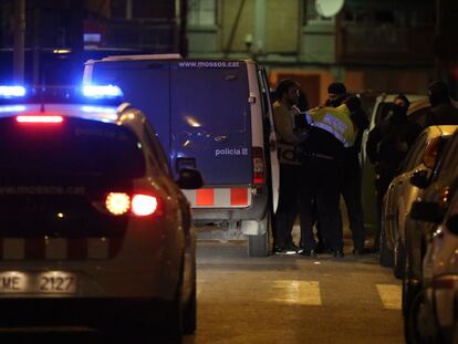 Un dels detinguts pels Mossos a la Mina.