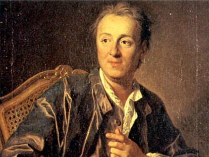 Denis Diderot retratado por Louis Van Loo (1767). Museo del Louvre.