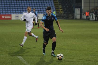 Ganea, en un partido con el Viitorul-