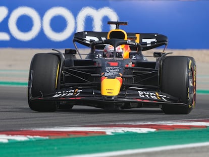 Max Verstappen durante el GP de Estados Unidos este domingo.