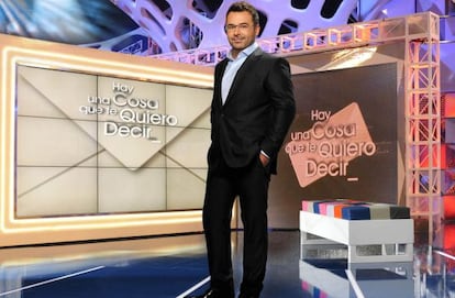 Jorge Javier Vázquez, presentador de 'Hay una cosa que te quiero decir'.