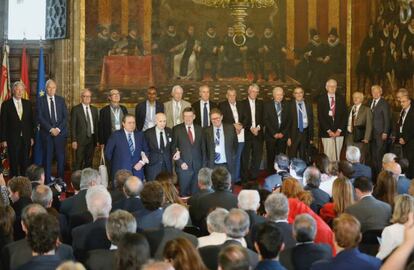 Una quincena de premios Nobel en el jurado de los premios Rey Jaime I, en junio, en Valencia.