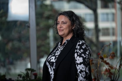 Angélica Lozano, Senadora de la República de Colombia, en su casa en Bogotá, el 29 de mayo del 2025.