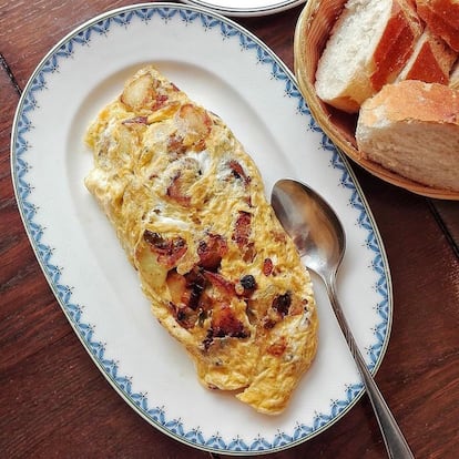 La tortilla de patatas que hacen en Hawai