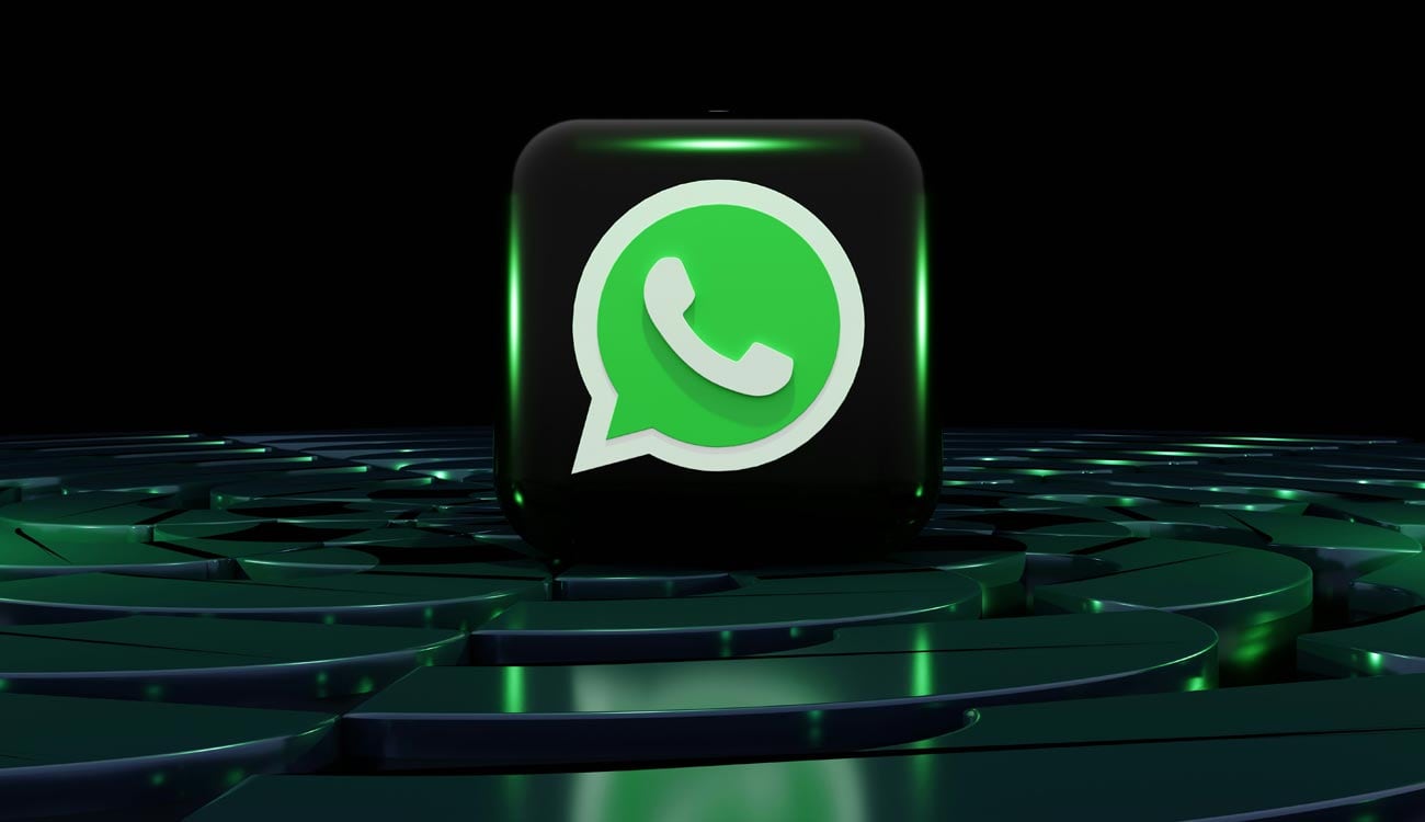 Logo en 3D de WhatsApp