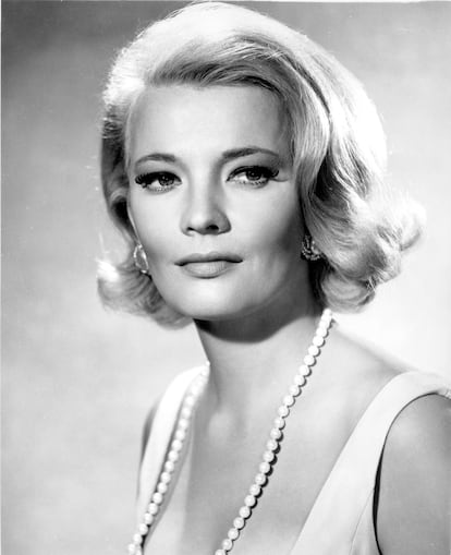 La actriz Gena Rowlands, en los años 60.