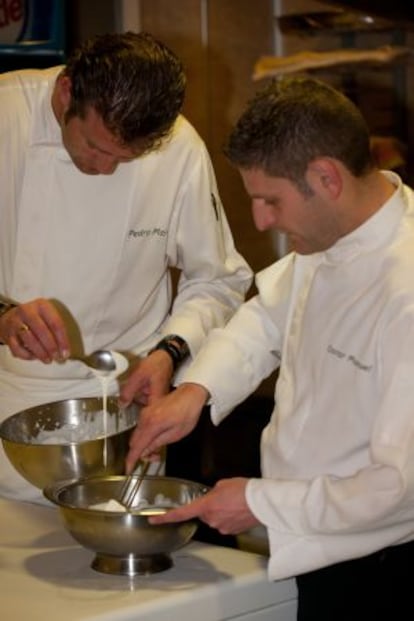 Chefs Óscar and Pedro Mario Pérez.