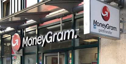 Oficina de MoneyGram en Fr&aacute;ncfort (Alemania)