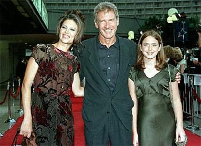 Liesel Pritzker, con Harrison Ford.