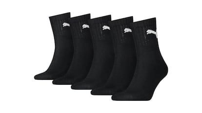 Pack de 5 calcetines unisex de PUMA.