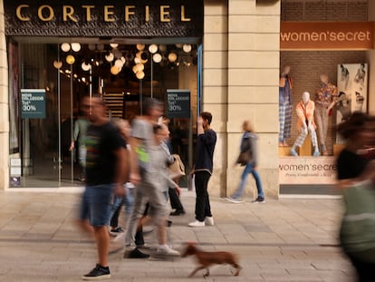 Una tienda de Cortefiel en Barcelona.