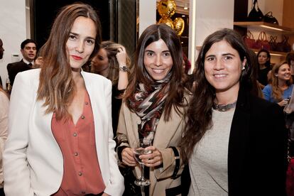 Chabela García, directora de moda de S Moda con Marta Escudero y Ana Plaza de la Agencia de Comunicación Know How.