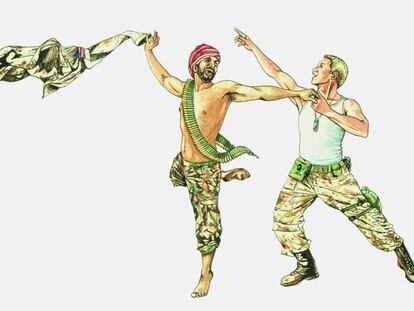 'Abdullah and Sergeant Adams' (2001), obra de Alex Donis incluida en el libro 'Art & Queer Culture'.