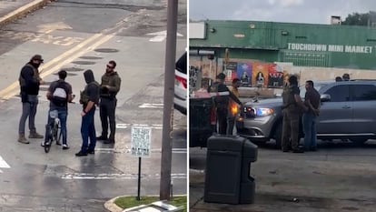 Agentes migratorios hacen detenciones a deliveristas venezolanos en Washington DC.
