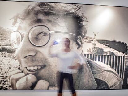 La habitaci&oacute;n dedicada a John Lennon en la Casa del Cine de Almer&iacute;a.