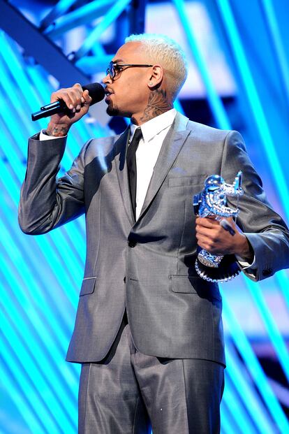 Chris Brown se llevó el premio a mejor vídeo masculino con el tema Turn Up the Music.