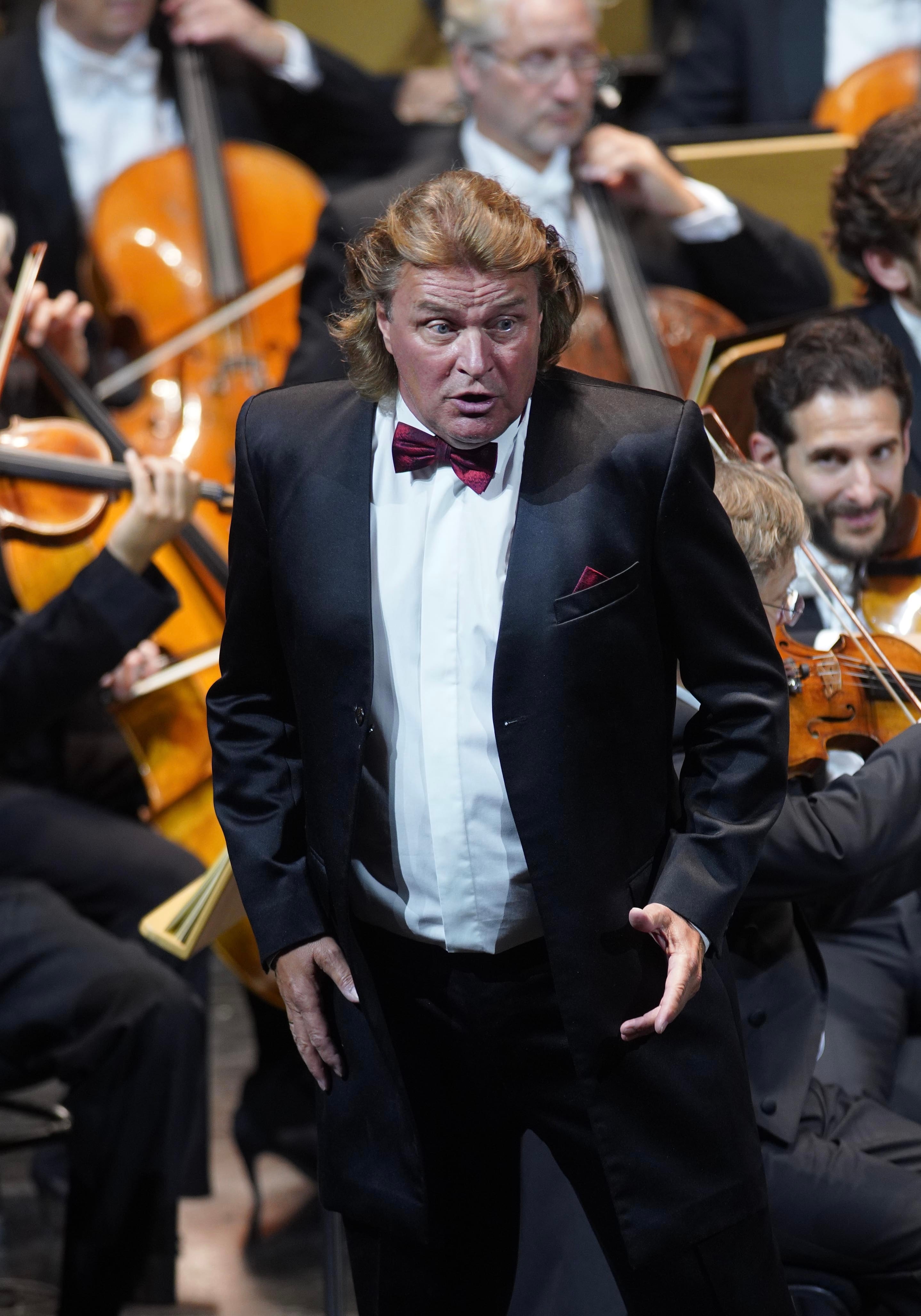 El tenor Klaus Florian Vogt cantando ‘Ein Schwert verhieß mir der Vater’ de ‘La Valquiria’, el 3 de septiembre en el Teatro Real.