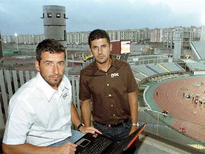 De izquierda a derecha, los canarios Guillermo Gil y Alberto Rodríguez, fundadores de Nac Sport.