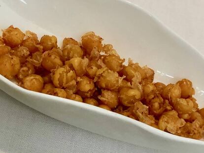 GARBANZOS MAREADOS, COCIDOS Y FRITOS, UN APERITIVO / CAPEL