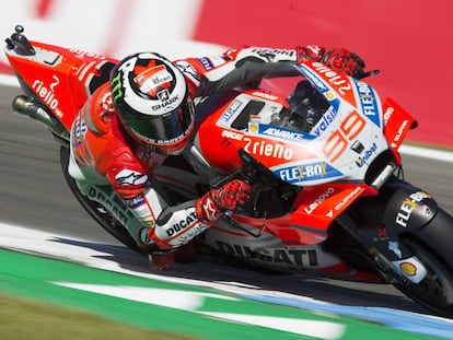 Jorge Lorenzo, en el circuito de Assen. 