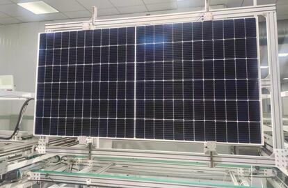 Placas solares de la empresa valenciana Silicon Valen.
