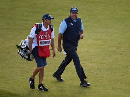 Tim y Phil Mickelson.