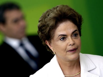 Dilma Rousseff em Bras&iacute;lia.