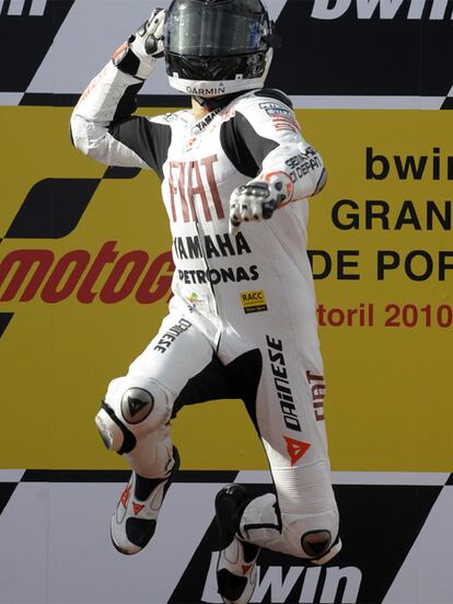 Jorge Lorenzo gana en Estoril por tercer año consecutivo