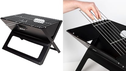 folding charcoal barbecue