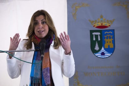 La presidenta de la Junta de Andalucía, Susana Díaz.