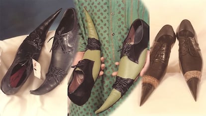 Alguno de los 300 diseños de zapatos de Xavier Font. 
