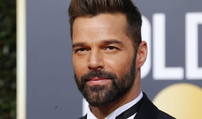 Ricky Martin, en los Globos de Oro de 2019.