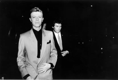 El cantante inglés David Bowie en el estreno de 'The Elephant Man', dirigida por David Lynch en 1980.