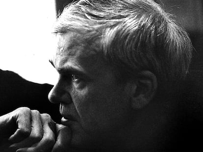 Milan Kundera, en un retrato tomado en 1985.