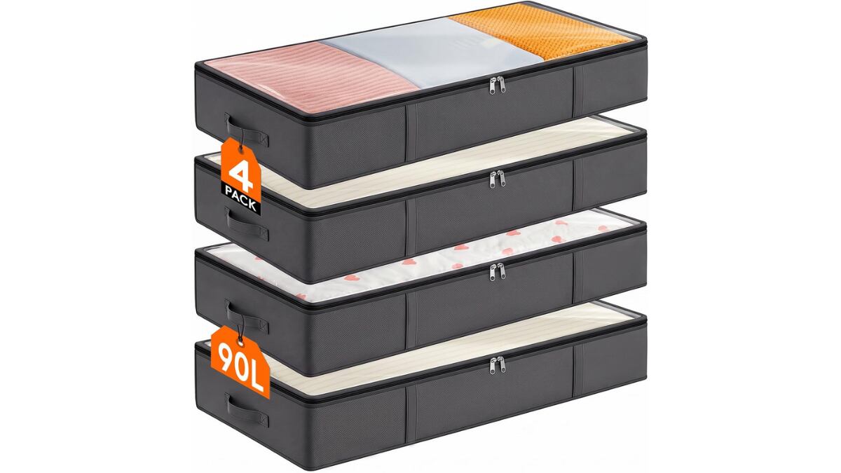 Organizadores para debajo de la cama.