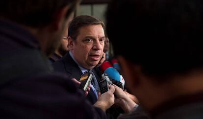 El ministro de Agricultura, Luis Planas, el pasado lunes.