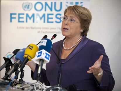 La expresidenta de Chile, Michelle Bachelet.