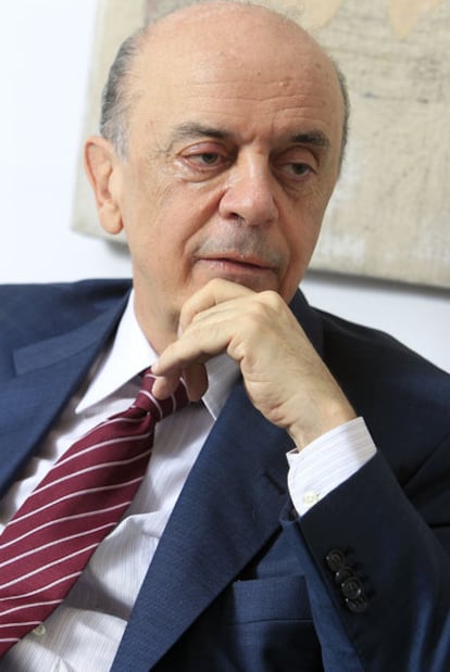 José Serra, anteayer en Madrid.